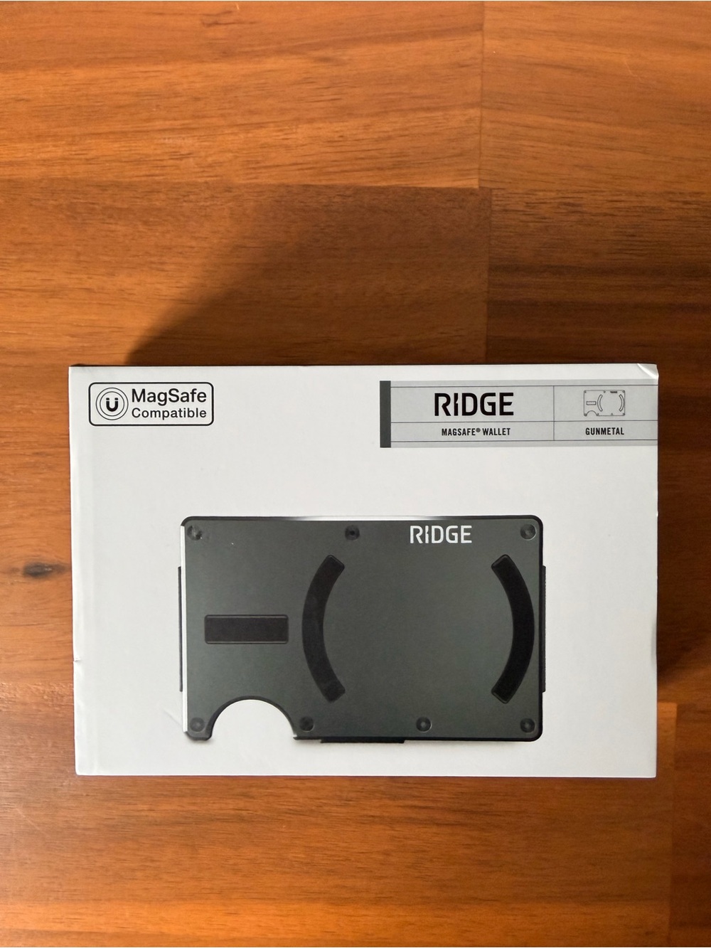 Ridge MagSafe Compatible Gunmetal Wallet - RIDGE